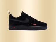 Nike Air Force 1 Low "Multi-Swoosh Black Crimson" (Image via StockX)